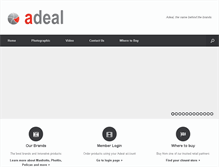 Tablet Screenshot of adeal.com.au